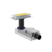 154.150.00.1 CleanLine Сифон до душових каналів, для висоти вирівнювальної стяжки на трапі 90–220 мм Geberit промо