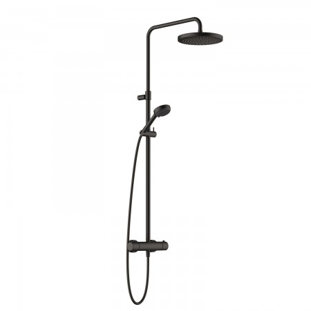 680823900 KLUDI LOGO NEO DUAL Душова система з термостатом  DN 15, чорний мат (1 сорт) Kludi