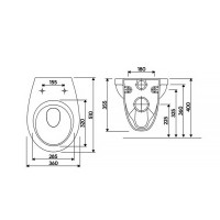 M1310002U IDOL підвісний унітаз із сидінням Duroplast Soft Close (1 сорт) KOLO фото 2
