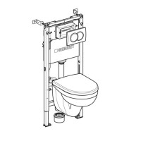 118.315.21.3 Комплект Geberit Duofix PRO 20, інсталяція для підв.унітазу Delta 12см із кріпленням до Geberit промо фото 1