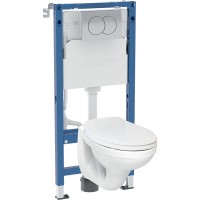 118.315.21.3 Комплект Geberit Duofix PRO 20, інсталяція для підв.унітазу Delta 12см із кріпленням до Geberit промо