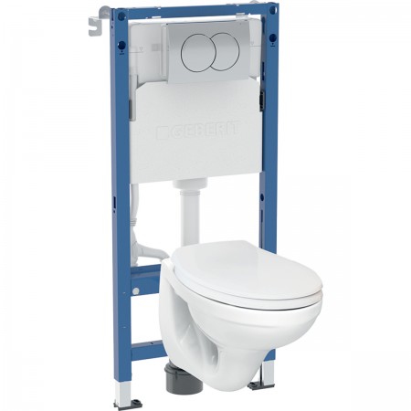 118.315.21.3 Комплект Geberit Duofix PRO 20, інсталяція для підв.унітазу Delta 12см із кріпленням до Geberit промо