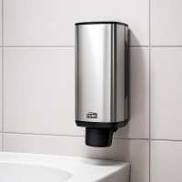 460010 Диспенсер для мила-піни, матеріал - нержавіюча сталь/пластик чорний, 1 л. (1 сорт) TORK фото 3