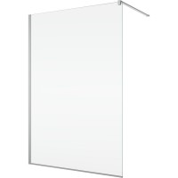 STR4P1205007 WALK-IN EASY Душова фіксована перегородка, скло прозоре, проф.алюм-хром (1 сорт) Ronal