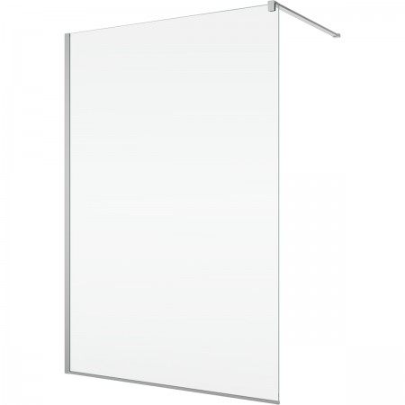 STR4P1205007 WALK-IN EASY Душова фіксована перегородка, скло прозоре, проф.алюм-хром (1 сорт) Ronal