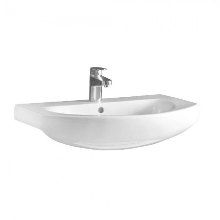 L81970000 RUNA Раковина меблева 70 см, з 1-отв. під зміш. по центру, білий глянець (1 сорт) KOLO