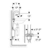 116.162.SN.1 Piave Безконтактний змішувач, для монтажу на умивальник, від мережіз відкритим функціон Geberit фото 2