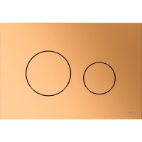 9240936 TECEloop Панель подвійного змиву для унітазу, пластикова, латунь (1 сорт) Tece фото 1