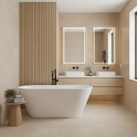 17070130W Style Ванна окремостояча 166x72,5 см з литого (штучного) каменю Caststone, з інтегрованим  Devit фото 3