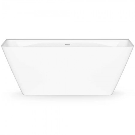VAQUAWA/00 QUADRO WALL Ванна пристінна 160х76 см з литого (штучного) каменю, з інтегрованим сифоном, PAA
