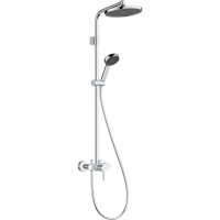 28875000 HG Activera S Душова система Showerpipe 240 1jet EcoSmart з одноважільним змішувачем Varia, HANSGROHE