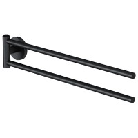 A85A32622  X-Joy Подвійна вішалка-вертушка для рушників чорний (1 сорт) AM.PM фото 1