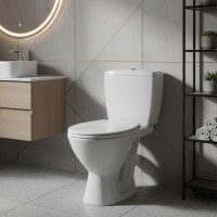 K681-060 Компакт COMPACT KASKADA 889 010 3/6 TOILET SEAT S-10 PP UA з поліпропіленовим сидінням, гор MITO фото 1