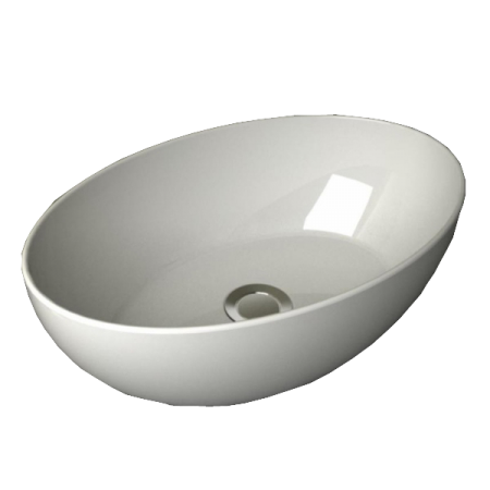 1513136 OVALE раковина тонкостінна без донного клапану (1 сорт) Devit