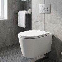 320150 STYLE Унітаз підвісний безобідковий з кришкою soft close, Vortex Flush (1 сорт) Devit фото 6