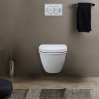 115.107.46.1 Delta01 Клавіша змиву з подвійним змивом: Матовий хром (1 сорт) Geberit промо фото 4