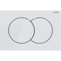 115.107.11.1 Delta01 Клавіша змиву з подвійним змивом: Альпійський білий глянець (1 сорт) Geberit промо фото 3