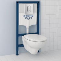 38929000 Rapid SL інсталяція комплект 4в1, клавіша Arena Cosmopolitan, хром (1 сорт) Grohe фото 2