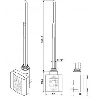 5.0.4002.0.G TERMA КТХ 300W нагрівальний елемент для блоку управління (1 сорт) Mario фото 1