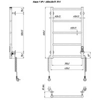 2.3.0700.10.Р Рушникосушка ел. Класік F НР-I 650х430/75 TR K (1 сорт) Mario