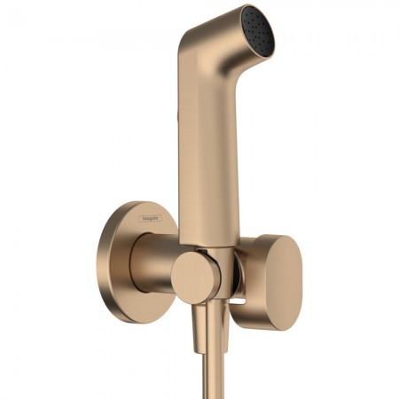 29232140 HG Зовнішня частина гігієнічного душа EcoSmart 1 jet на змішану воду, brushed bronze (1 сор HANSGROHE