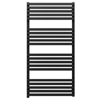 WWQSN118045K9M5E8P Рушникосушка електрична Terma Quadrus Slim One 1185*450, колір чорний мат (RAL 90 Terma