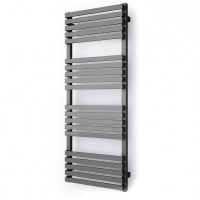 WWQSN118045K9M5E8P Рушникосушка електрична Terma Quadrus Slim One 1185*450, колір чорний мат (RAL 90 Terma фото 1