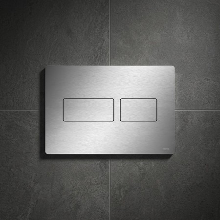 9240434 TECEsolid Панель змиву для унітазу, нержавіюча сталь, anti-fingerprint (1 сорт) Tece