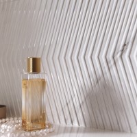 CARRARA CHIC WHITE CHEVRON STRUCTURE GLOSSY (1 сорт) OPOCZNO PL фото 3