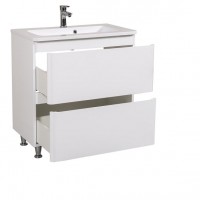 4265 АКЦЕНТ Тумба з раковиною-80 Альфа (1 сорт) Аква Родос