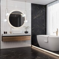 MARMO PERLANERA Чорний MPС580 (1 сорт) Golden Tile фото 3