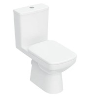 503.086.00.1 Компакт Selnova Square, прямокутний, Rimfree, з горизонтальним випуском, колір білий гл Geberit промо