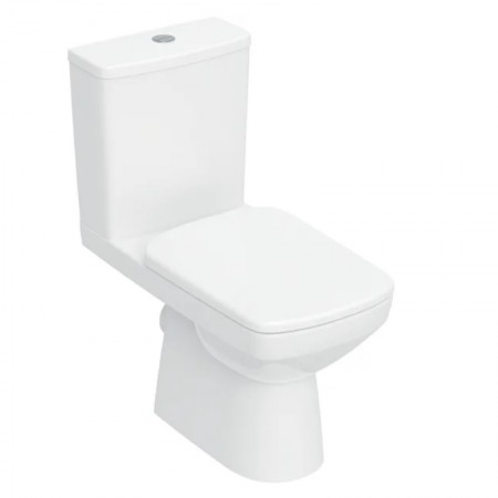 503.086.00.1 Компакт Selnova Square, прямокутний, Rimfree, з горизонтальним випуском, колір білий гл Geberit промо