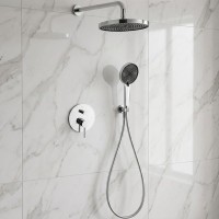 D117125001111C Flow Душова система прихованого монтажу, на 2 споживачі, без термостату, хром (1 сорт Devit