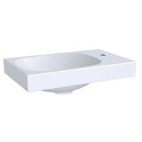 500.635.01.2 Acanto раковина 40 см, отвір праворуч, без перелива, білий (1 сорт) Geberit фото 1