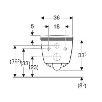 503.171.00.1 Smyle Square Комплект підвісного унітазу воронкоподібний, закрита форма, TurboFlush, з  Geberit промо фото 3