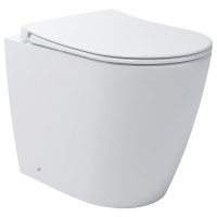 4020520 DO IT Унітаз підлоговий, безобідковий з кришкою soft-close, білий глянець (1 сорт) Devit