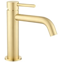 550534BG Flow Змішувач для раковини, brushed gold (1 сорт) Devit фото 2