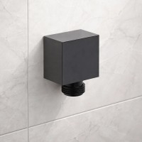 D113100000040BM Flow Підключення для душового шлангу, чорний матовий (1 сорт) Devit фото 2