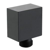 D113100000040BM Flow Підключення для душового шлангу, чорний матовий (1 сорт) Devit