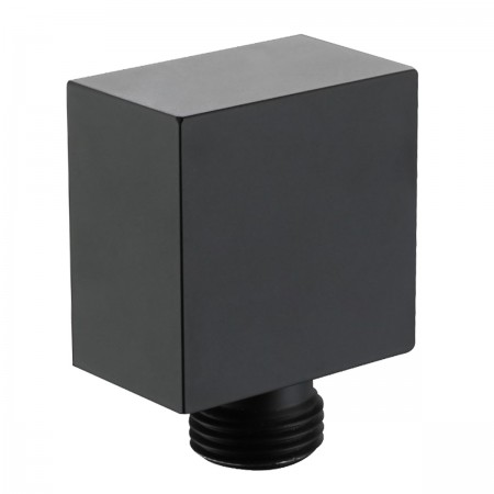 D113100000040BM Flow Підключення для душового шлангу, чорний матовий (1 сорт) Devit