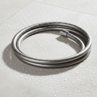 D113000001000BN Flow Душовий шланг з латунними гайками G1/2’’ довжиною 1,5 м, brushed nickel (1 сорт Devit фото 1