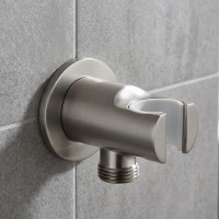 D113100000010BN Flow Підключення для душового шлангу з тримачем ручного душу, brushed nickel (1 сорт Devit фото 2