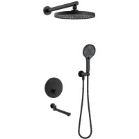 D117134011211MB Flow Душова система прихованого монтажу для ванни/душу, на 3 споживачі, з термостато Devit фото 1