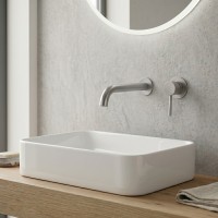 550537BN Flow Змішувач для раковини прихованого монтажу, brushed nickel (1 сорт) Devit