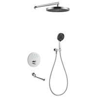 D117134011211C Flow Душова система прихованого монтажу для ванни/душу, на 3 споживачі, з термостатом Devit фото 1