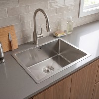 CM 54*44 Handmade Кухонна мийка 540*440*220, сифон, корзина, дошка, кріплення нержавійка (1 сорт) Valeso фото 8