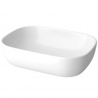 K116-050 MODUO Раковина на стільницю прямокутна 50х36, білий (1 сорт) CERSANIT-С Україна фото 1