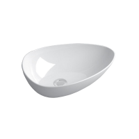 1514136 OVALE раковина тонкостінна без донного клапану (1 сорт) Devit