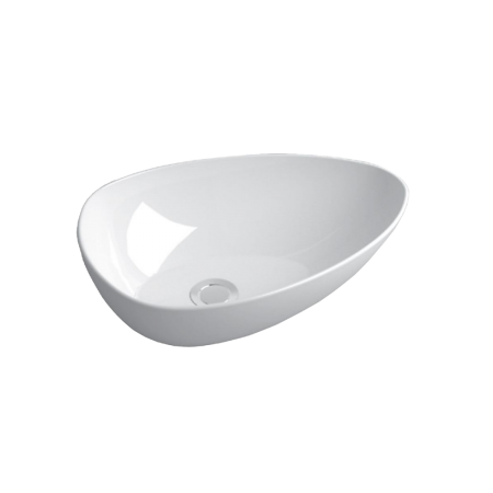 1514136 OVALE раковина тонкостінна без донного клапану (1 сорт) Devit